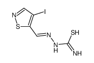 4-Iodo-5-isothiazolecarbaldehyde thiosemicarbazone Structure