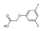 3,5-Difluorophenoxyacetic acid Structure