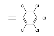 (pentachlorophenyl)acetylene Structure