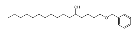 1-benzyloxy-5-hexadecanol结构式