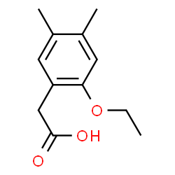 Benzeneacetic acid, 2-ethoxy-4,5-dimethyl- (9CI)结构式