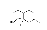 1-Allyl-2-isopropyl-5-methyl-cyclohexanol结构式