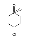 4-Chlorthiacyclohexan-1,1-dioxid Structure