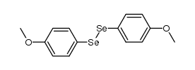 1,2-bis(4-methoxyphenyl)diselenide结构式