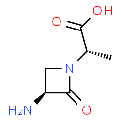 1-Azetidineaceticacid,3-amino-alpha-methyl-2-oxo-,(alphaS,3S)-(9CI) Structure