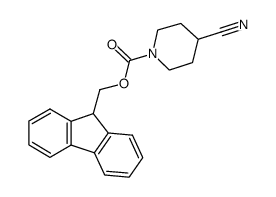 1-FMOC-4-CYANOPIPERIDINE Structure