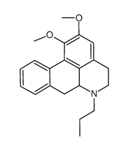 1,2-dimethoxy-6-propyl-5,6,6a,7-tetrahydro-4H-dibenzo[de,g]quinoline Structure