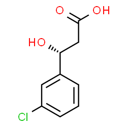 (R)-3-(3-氯苯基)-3-羟基丙酸结构式