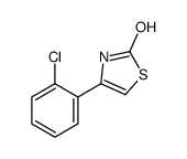 4-(2-chlorophenyl)-3H-1,3-thiazol-2-one结构式