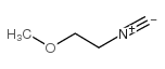1-isocyano-2-methoxyethane结构式