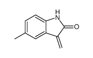 5-methyl-3-methylene-2-oxindole结构式