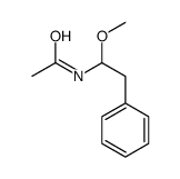 N-(1-methoxy-2-phenylethyl)acetamide结构式