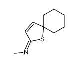 N-methyl-1-thiaspiro[4.5]dec-3-en-2-imine Structure