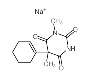 Hexobarbital sodium Structure