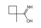 1-Methylcyclobutanecarboxamide Structure