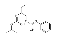 2-(propan-2-yloxycarbonylamino)butyl N-phenylcarbamate结构式