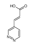 (E)-3-(Pyridazin-4-yl)acrylicacid Structure