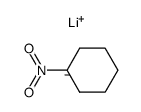 nitrocyclohexane lithium salt Structure
