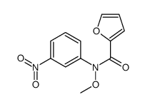 N-methoxy-N-(3-nitrophenyl)furan-2-carboxamide结构式