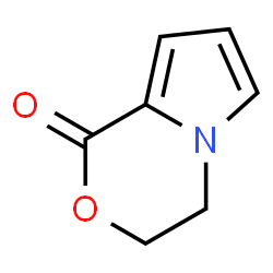 1H-Pyrrolo[2,1-c][1,4]oxazin-1-one,3,4-dihydro-(9CI) Structure