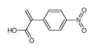 α-(p-nitrophenyl)acrylic acid Structure