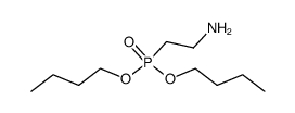 dibutyl (2-aminoethyl)phosphonate结构式