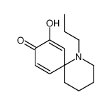 10-hydroxy-1-propyl-1-azaspiro[5.5]undeca-7,10-dien-9-one结构式