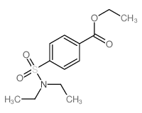 ethyl 4-(diethylsulfamoyl)benzoate structure