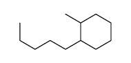 1-methyl-2-pentylcyclohexane结构式