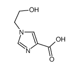 1H-Imidazole-4-carboxylicacid,1-(2-hydroxyethyl)-(9CI) structure