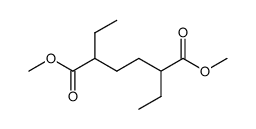 2,5-Diethylhexanedioic acid dimethyl ester结构式