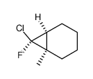 7-Chloro-7-fluoro-1-methylnorcarane Structure