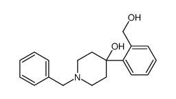 1-benzyl-4-[2-(hydroxymethyl)phenyl]piperidin-4-ol结构式