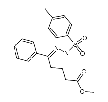 PhC(=NNHTs)CH2CH2CH2CO2Me Structure