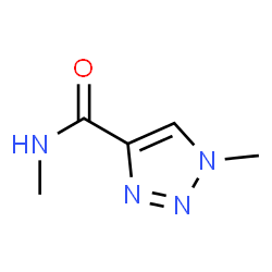 1H-1,2,3-Triazole-4-carboxamide,N,1-dimethyl-(9CI) Structure