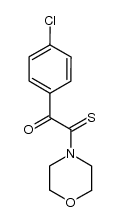 1-(4-chlorophenyl)-2-morpholino-2-thioxoethan-1-one Structure