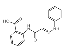 Benzoicacid, 2-[[2-(2-phenylhydrazinylidene)acetyl]amino]- picture