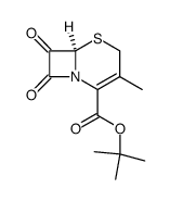 3-methyl-7-oxo-3-cepheme-4-carboxylic acid tert-butyl ester Structure