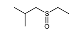 1-ethylsulfinyl-2-methylpropane结构式