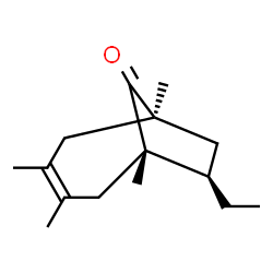 Bicyclo[4.2.1]non-3-en-9-one, 7-ethyl-1,3,4,6-tetramethyl-, (1R,6R,7S)-rel- (9CI) structure
