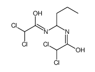 2,2-dichloro-N-[1-[(2,2-dichloroacetyl)amino]butyl]acetamide Structure