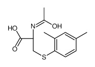 N-Acetyl-S-(2,4-dimethylbenzene)-L-cysteine Structure