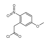 (5-Methoxy-2-nitrophenyl)acetylchlorid结构式