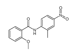 2-methoxy-N-(2-methyl-4-nitrophenyl)benzamide结构式