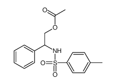 [2-[(4-methylphenyl)sulfonylamino]-2-phenylethyl] acetate结构式