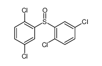 1,4-dichloro-2-(2,5-dichlorophenyl)sulfinylbenzene结构式