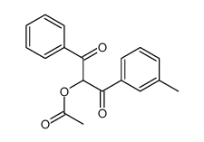[1-(3-methylphenyl)-1,3-dioxo-3-phenylpropan-2-yl] acetate结构式