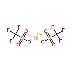 Nickel(2+) bis(trifluoromethanesulfonate) structure