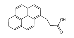 3-pyren-1-ylpropanoic acid结构式