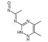 N'-(5,6-dimethyl-1,2-dihydro-1,2,4-triazin-3-yl)-N-oxoethanimidamide结构式